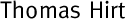 Thomas Hirt - Logo